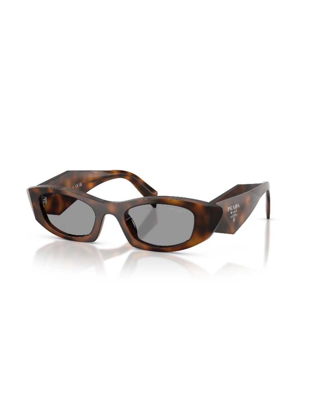New Prada Women's Sunglasses Multicolor Grey Lens Acetate Frame PR B16S 20D50Q